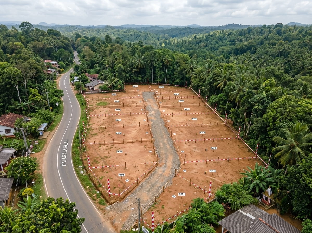Rabutangas Junction, Padukka land subdivision